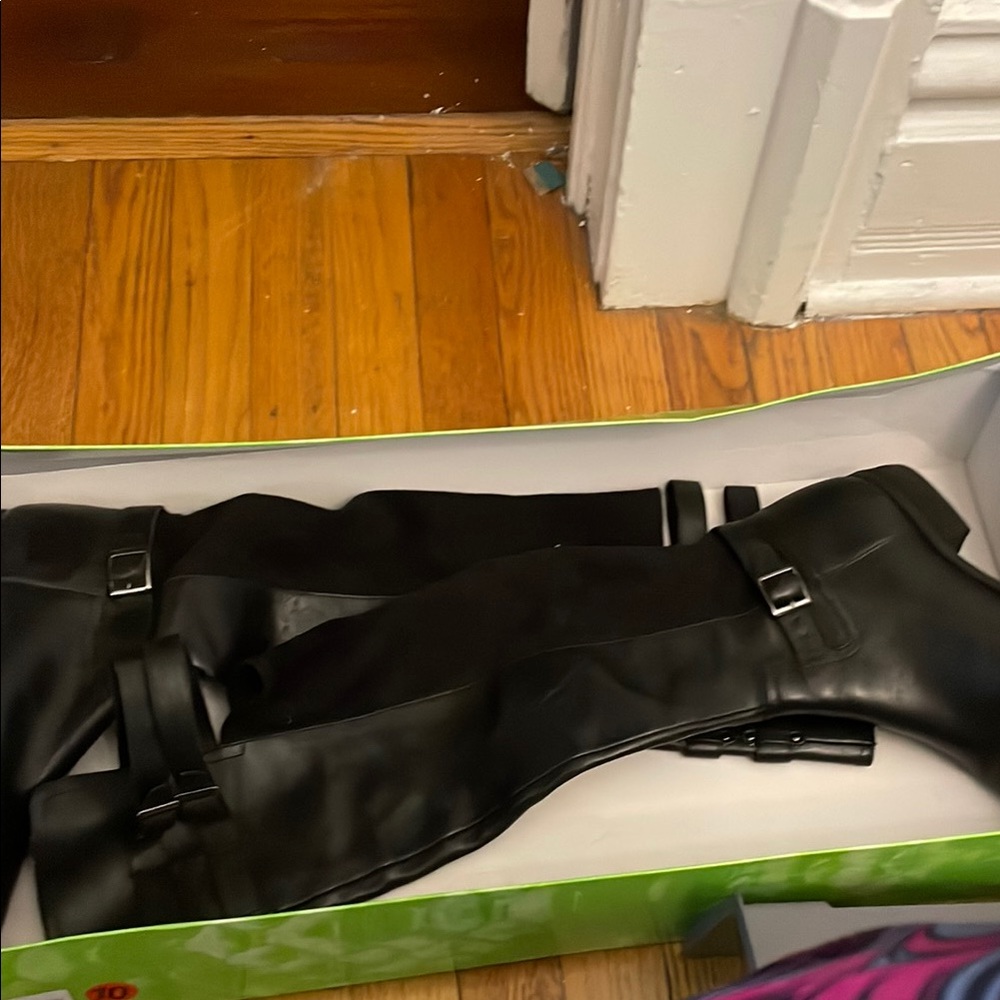 Stylish Black Knee-High Boots